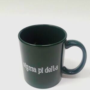 Delta Sigma Pi Coffee Mug Cup Fraternity Green